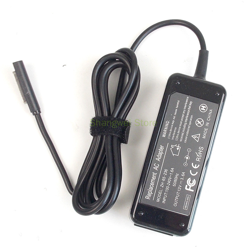 12V 3.6A Notebook Power Adapter Charger for Microsoft Surface 2 1512 1516 1572 7ZR-00001. 