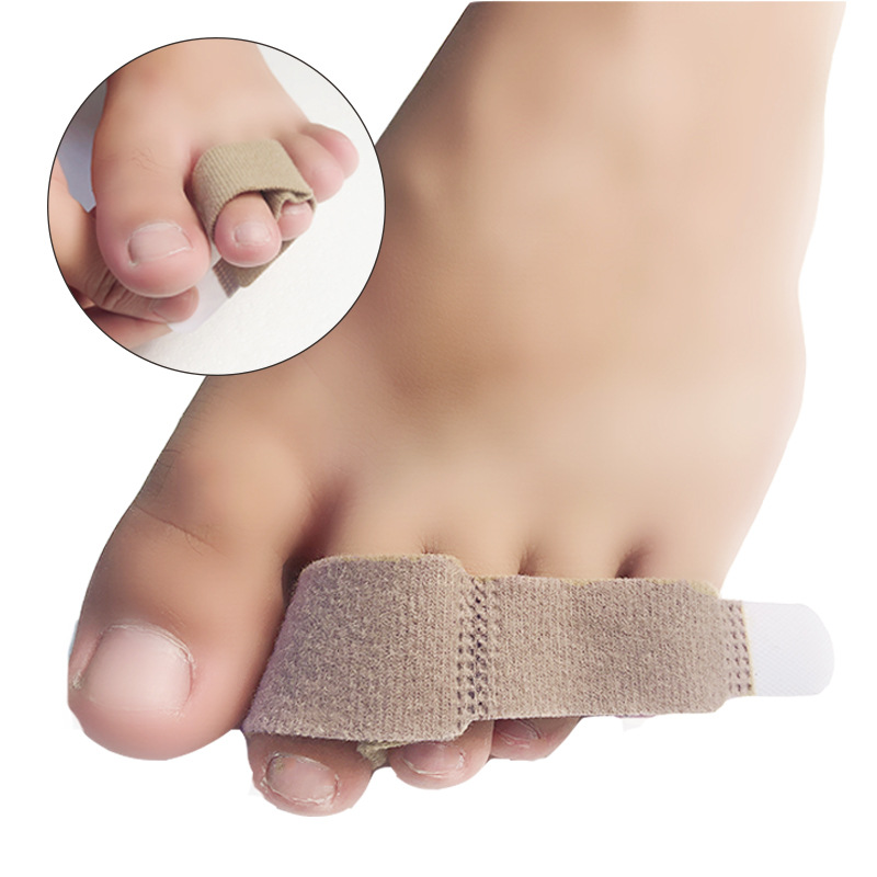 Small Cloth Strip Overlapping Divider Correction with Finger Male and Female Middle Toe Bandage