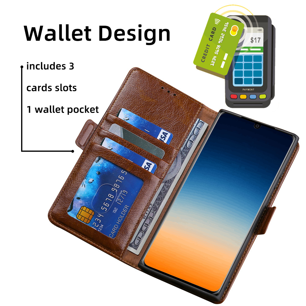 Case For  Google Pixel 2 XL  casing  Wallet Card Flip Leather Case Phone Case Side Buckle TPU Back Cover. 