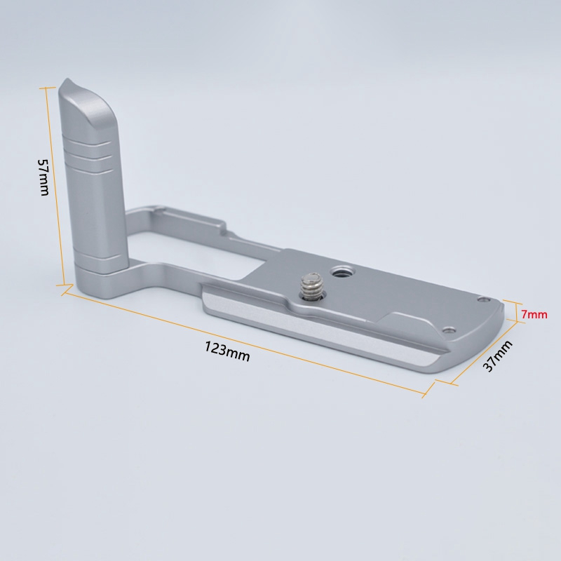 Camera L Bracket,Quick Release Plate for Panasonic GX9/GX85/GX7II Camera Grip Base Vertical Quick Release L Plate Black. 