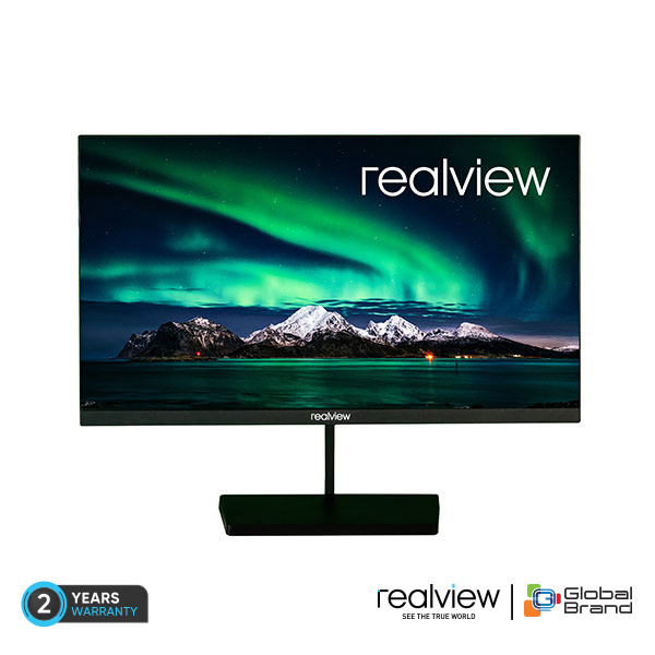 Realview RV215G1 22 Inch FHD FreeSync LED Monitor - 75Hz Refresh Rate - VGA, HDMI - Free sync Technology -  Low Blue Light Filter - Zero Bezel