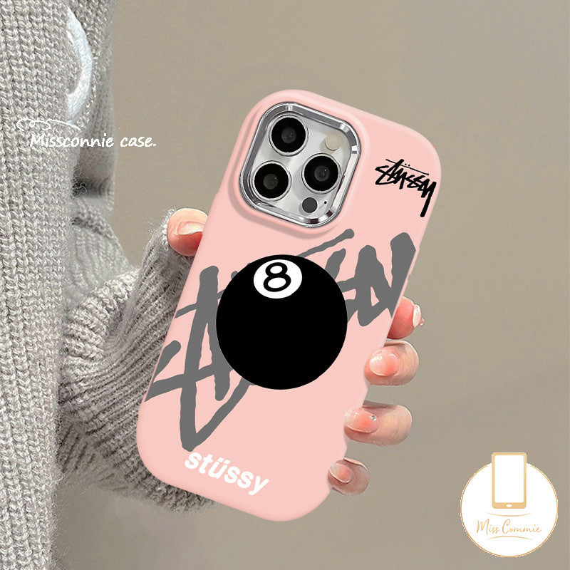 Trendy Brand Stussy Soft Case For Realme C53 C67 C25 C12 C55 C15 C55 C25s C25Y C21Y Note 50 C11 C51 C30 C20 5s 5i 5 6i 8i C20A Narzo 50 Graffiti English Luxury Plating Metal Cover. 