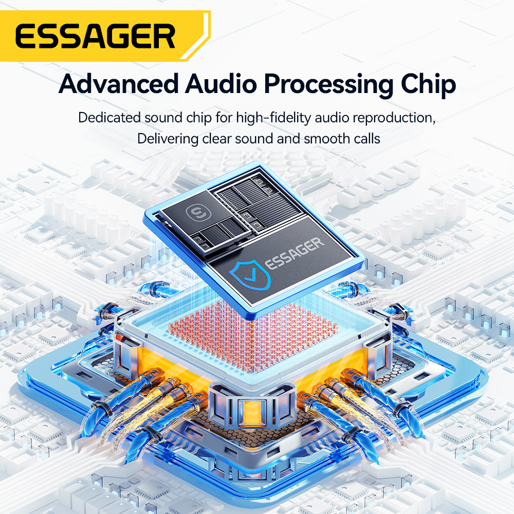 Essager USB Sound Card External 3.5mm USB Adapter Mic Headphone Audio Adapter Speaker Interface For Laptop Computer PS5 PS4. 