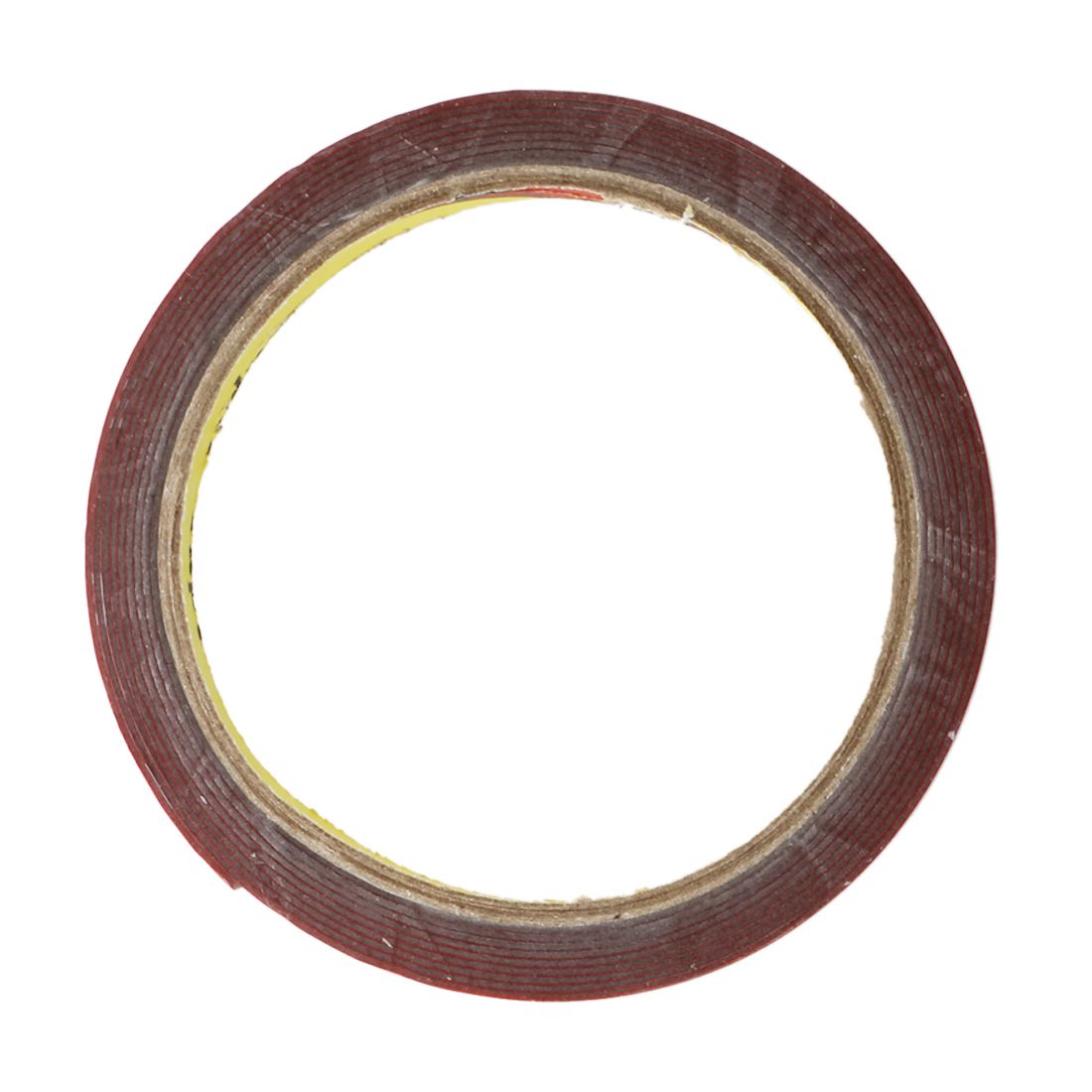 Tape , 2 Pcs 3M Length 10mm and 15mm Strong Permanent Double Sided Super Sticky Foam Tape Roll for Vehicle Car Red. 