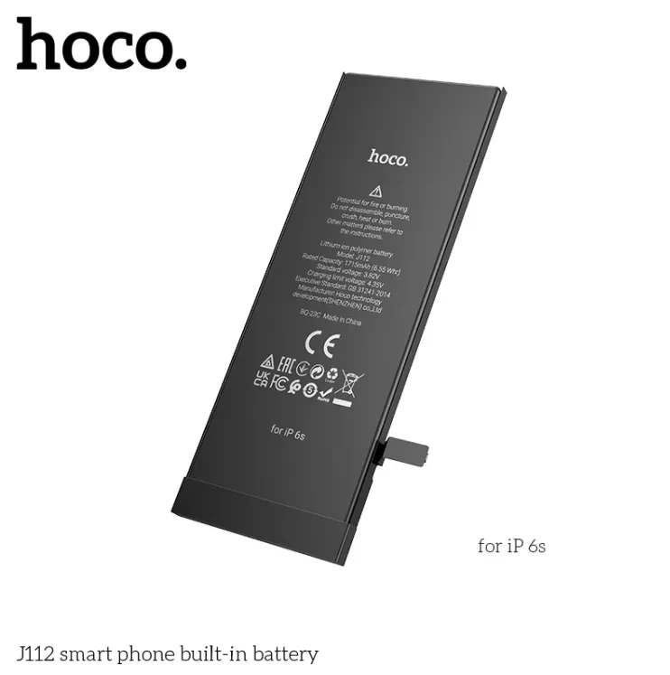 Hoco Battery For iPhone iP 6/6P/6s/6s P iP 7/7P/8/8P iP X/XR/XS/XS Max iP 11/11 Pro/11 Pro Max iP 12/12 mini/12 Pro/12 Pro Max iP 13/13 mini/13 Pro/13 Pro Max. 