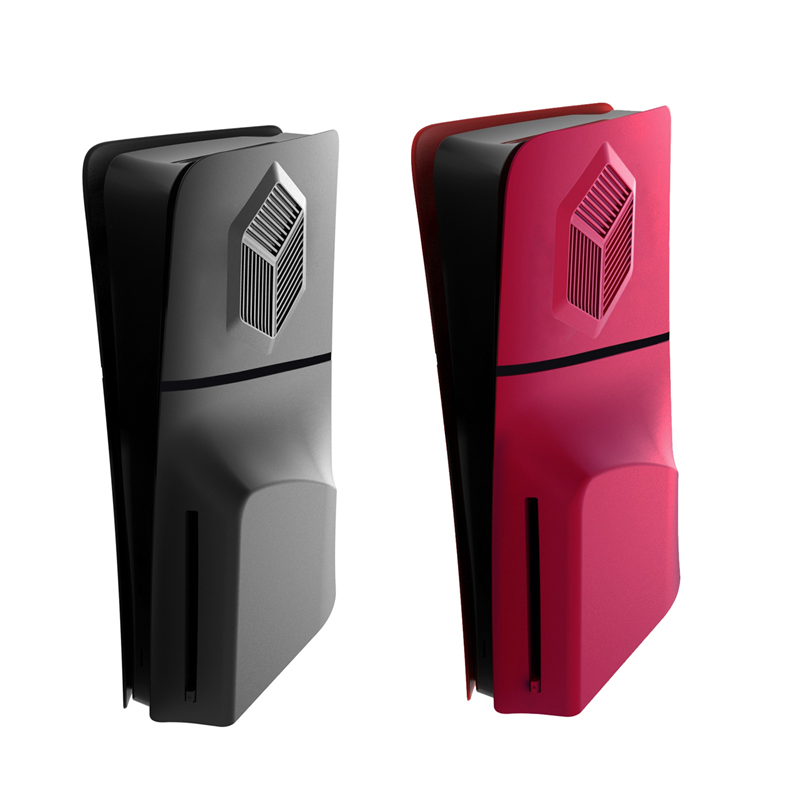 Face Plates for PS5 Slim Disc Edition Console Cover Faceplate Cooling Vents Side Panel Skin Shell Game Replacement Parts.