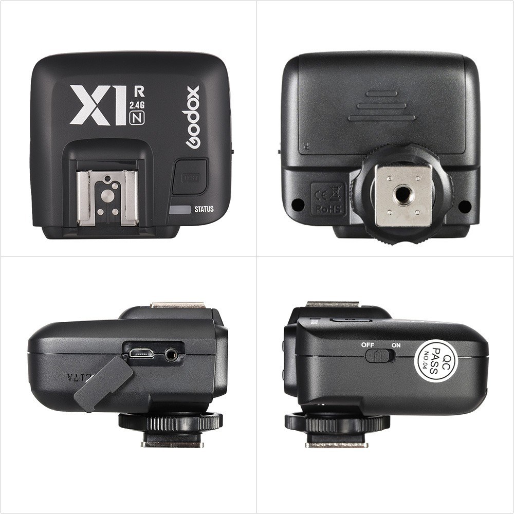 Godox X1R-N TTL 2.4G Wireless Flash Trigger Receiver for Nikon DSLR Camera for X1N Trigger - all new. 