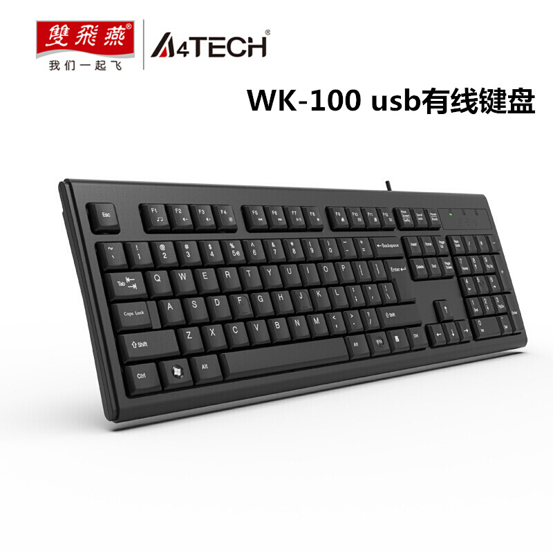 Dual Feiyan Wired Keyboard KR-85 WK-100 Ultra Slim Rounded Corner Shu USB PS2 Port Office Keyboard. 
