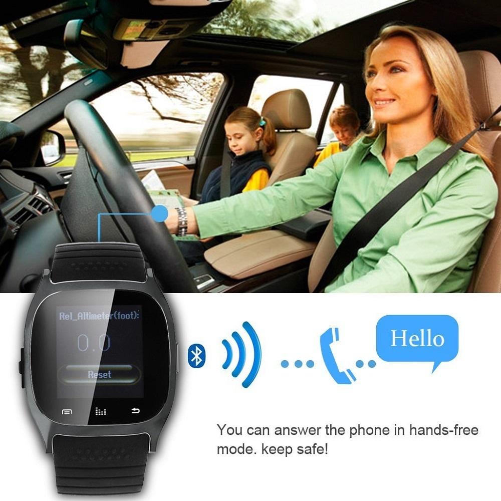 【VisioN Shop】Bluetooth Smart Watch M26 Smartwatch Sleep Tracker Alarm Clock Message Call music Camera sport Watch Andriod. 