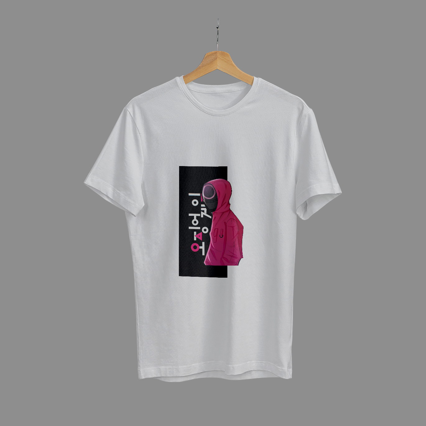 Ensemble Yourself - Upscale Need - Squid Game White T-Shirt - Sensible - Must Have - Slik Option - Well Inspired & Crafted. 