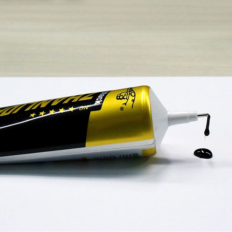 15/50/80ML Black Loud Speaker Repair Glue Foam Side Dust Cap Rubber Edge Cone Basin Strong Adhesive Glue. 
