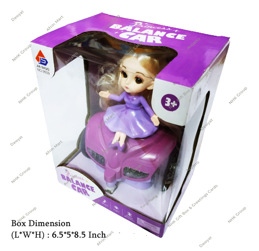 Princess Balance Music & 3D Lighting System Toy Car