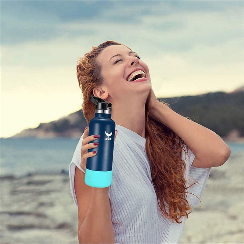 Silicone Protective Boot for Aquaflask 18oz/22oz/32oz/40oz , Sleeve Hydro Flask Kleen Kanteen Aquaflask LovelylifeFu COD. 