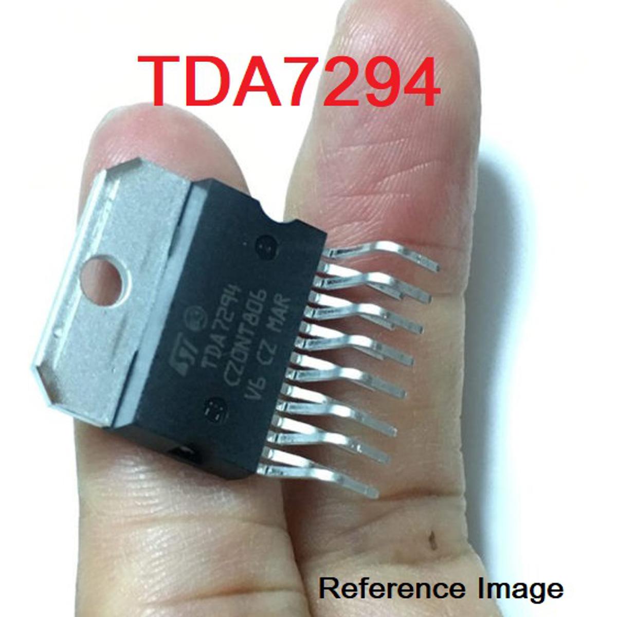 A CLASS TDA7294 TDA 7294 TDA7294S TDA7294SA IC 6V 12V 50V 10A 100W Dual Bridge Power Amplifier Transistor 2 Channel Stereo ZIP 15 Pin Leads Audio Amplifier