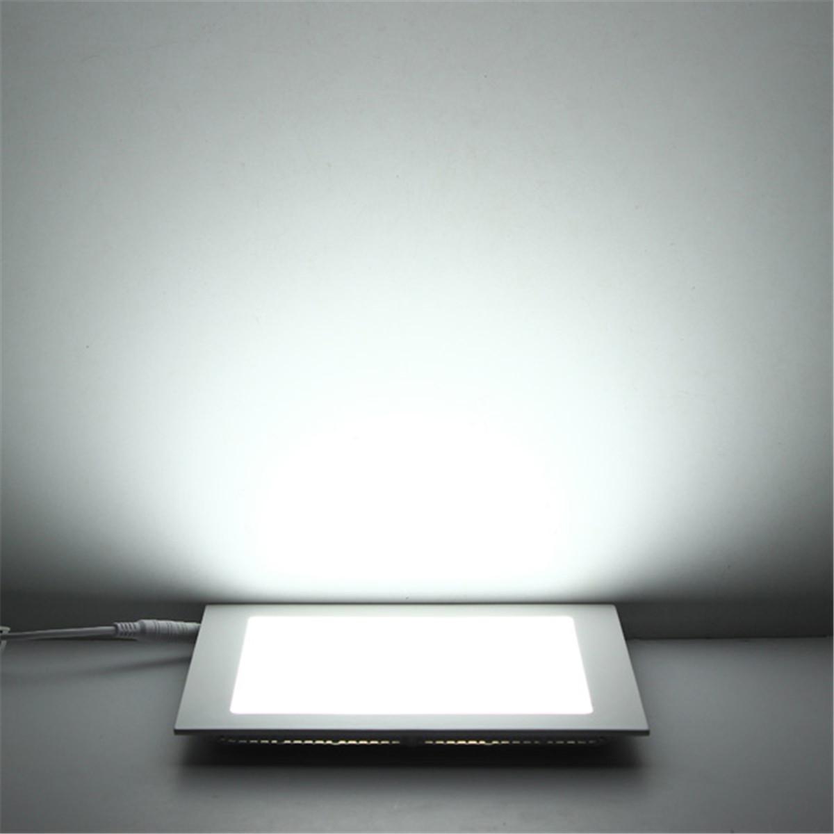 Dimmable 12W Square Ultra Thin Ceiling Energy-Saving LED Panel Light (Cool White). 