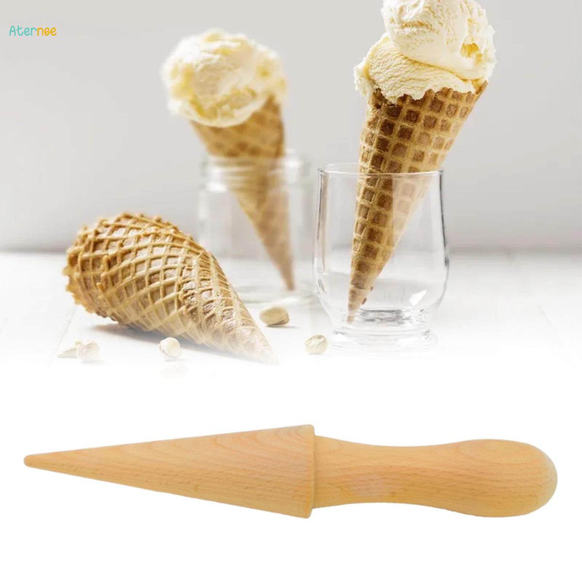 Ice Cream Cone Maker, Waffle Cone Roller, Baking Decorating Tools, Pizzelle Roller DIY Egg Roll for Cooking, Pastry, Accessories