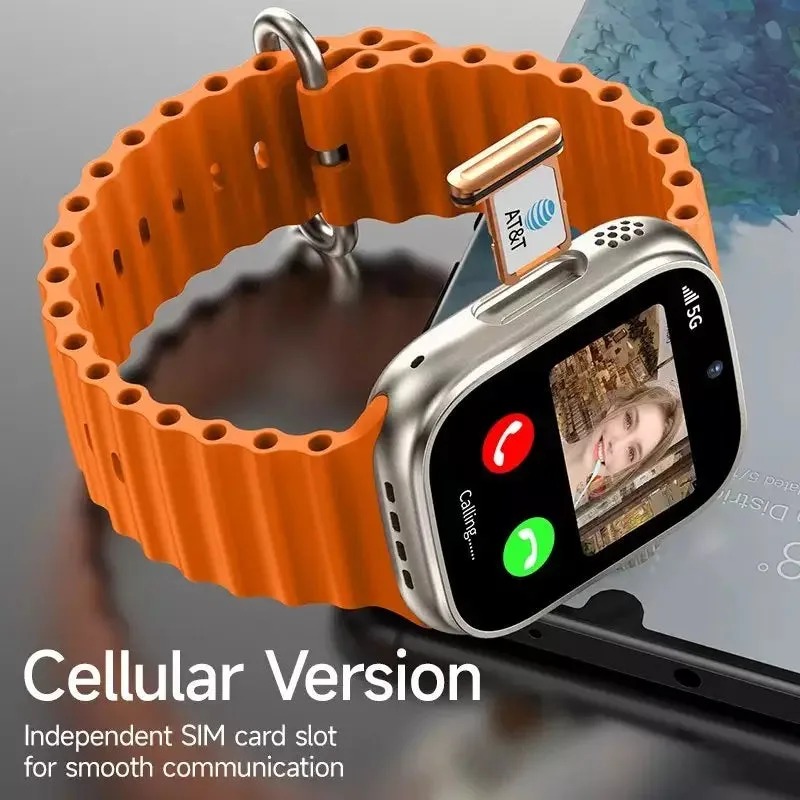 Ultra S9 5G Android Smartwatch 8GB Ram+128GB Rom With Dual Camera. 