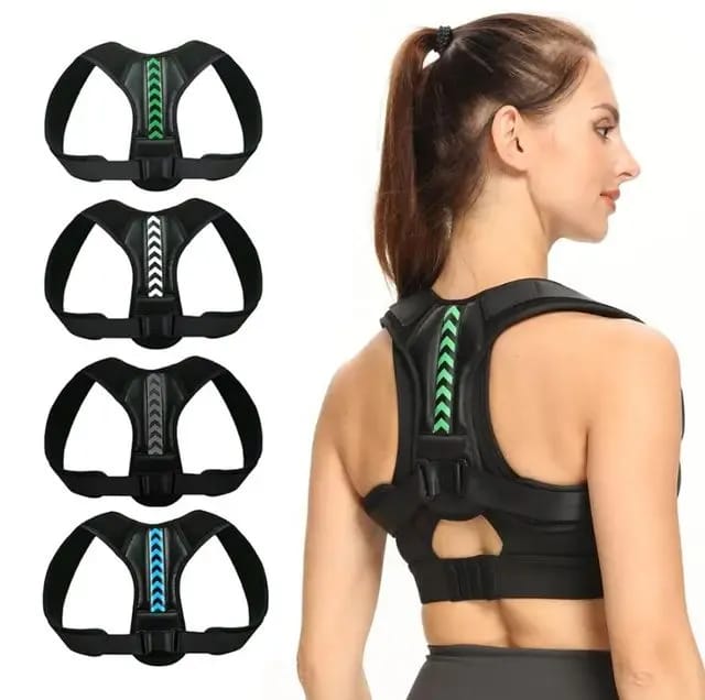 Adjustable scoliosis back Support Brace Neoprene elastic upper back support posture correction belt. 