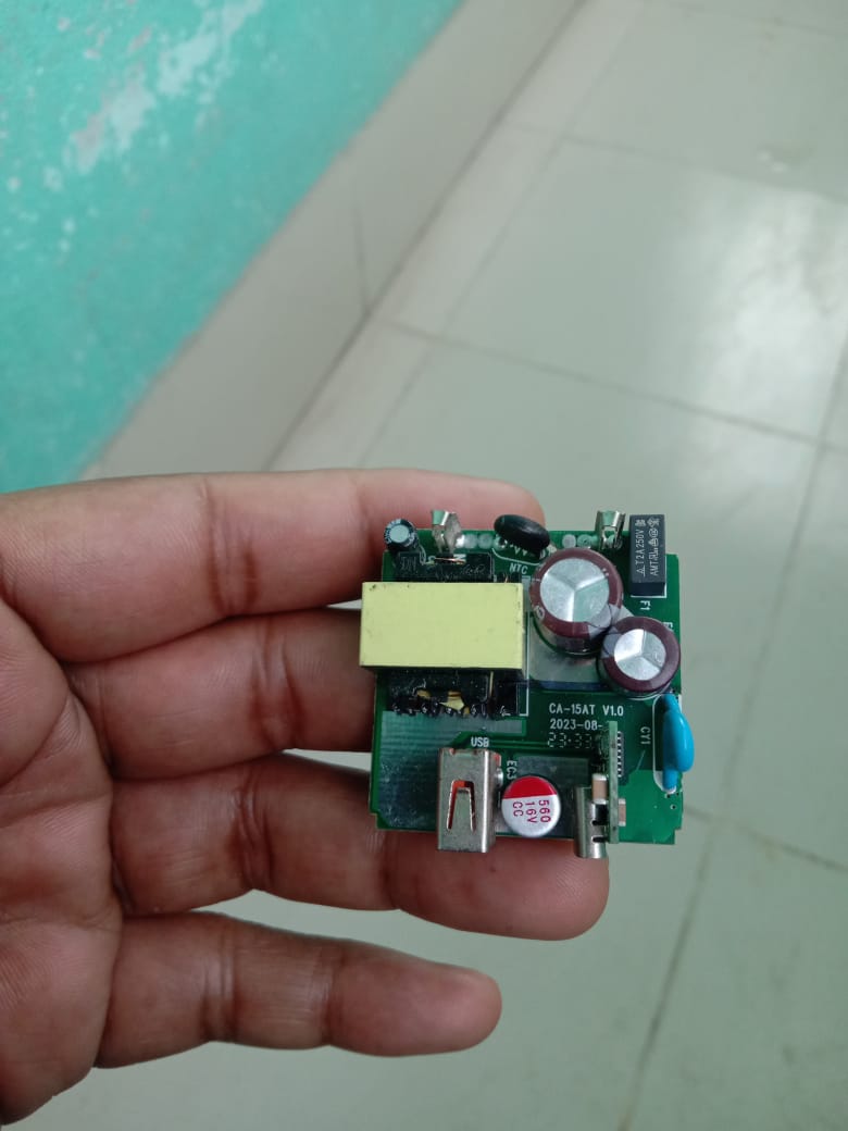 22.5w Fast Charging PD+QC PCB Board AC 220 Volt To 5V, 9V, 12V 22.5W PD+QC Supported Fast Charging Adapter Circuit Board. 