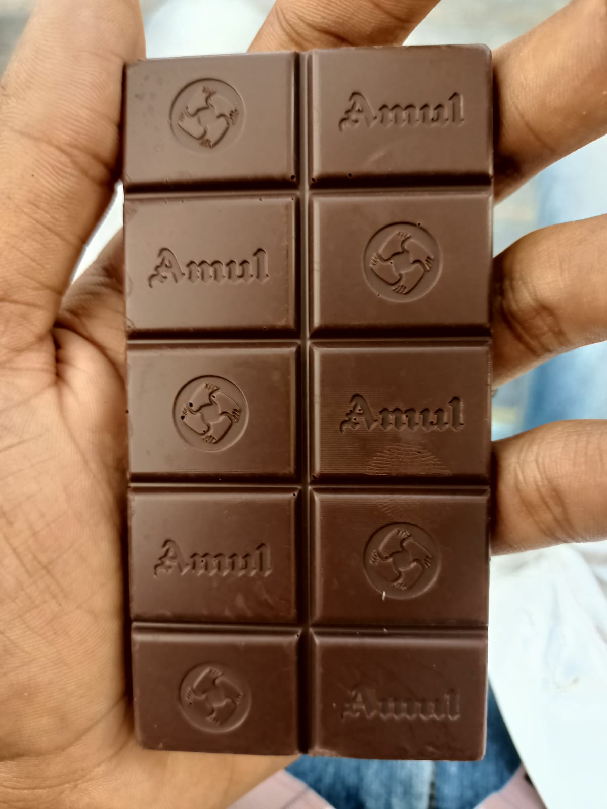 Ammul Dark Chocolate Bar indian original150g. 