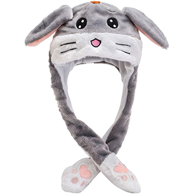 Jumping Hat Kawaii Rabbit Plush Hat Cap 