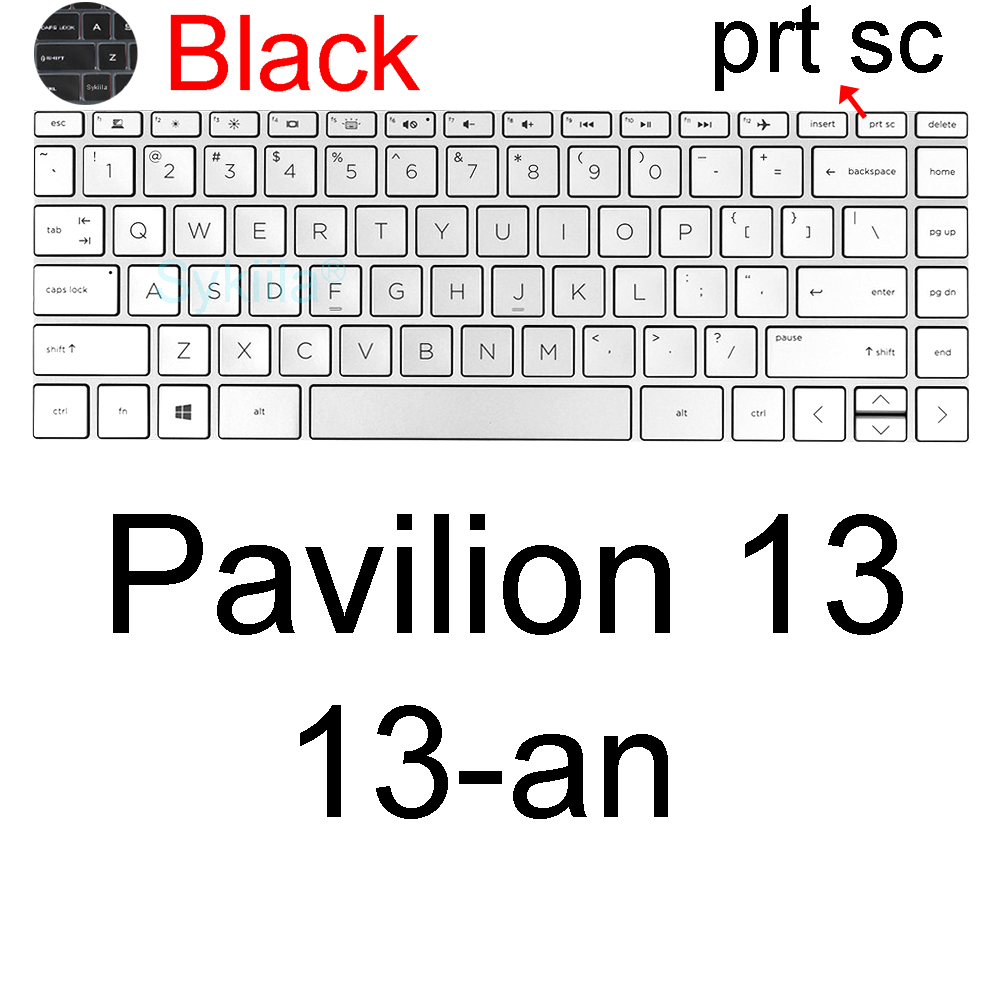 Keyboard Cover for HP Pavilion 13 X360 Aero 13z 13t 13-bb 13-be 13z-be 13-an 13-u 13-s Silicone Laptop Protector Skin Case 13.3. 