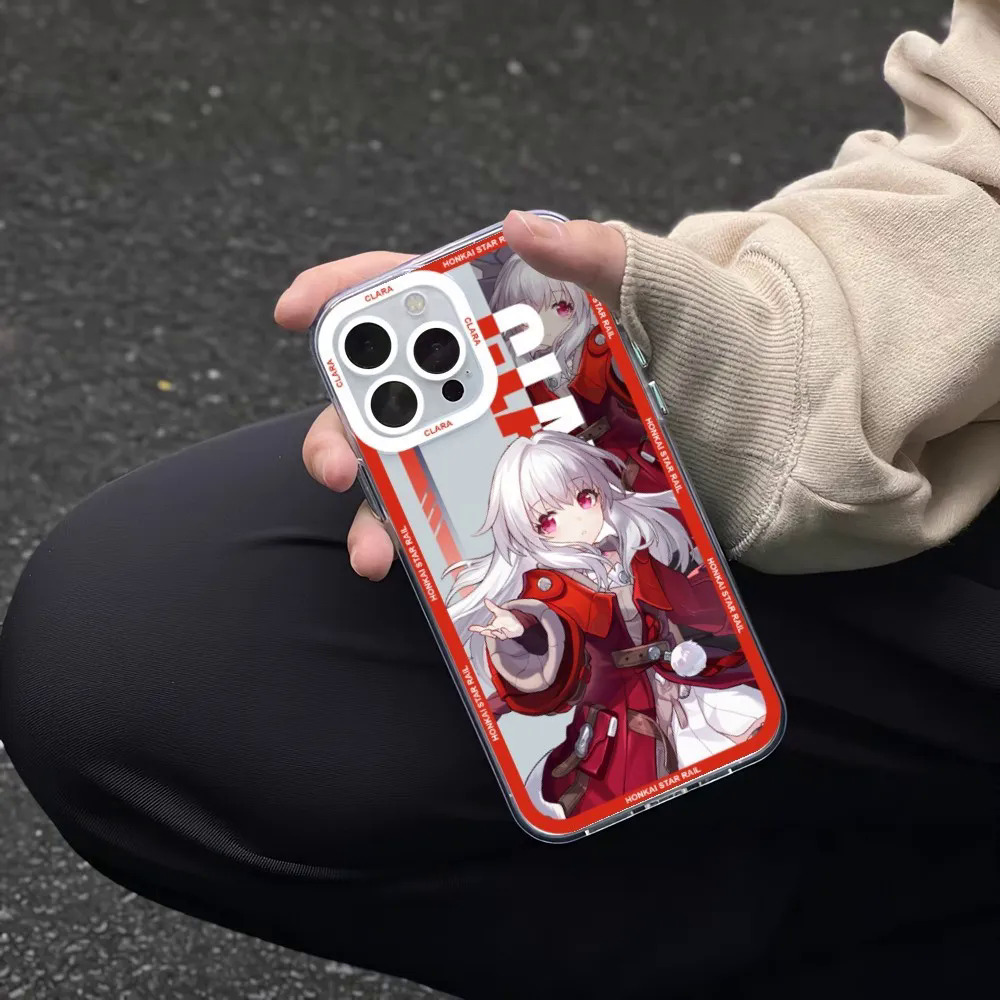 Honkai Star Rail Gepard Bronya Phone Case For a Phone 11 12 Mini 13 14 Pro Max Transparent Shell. 