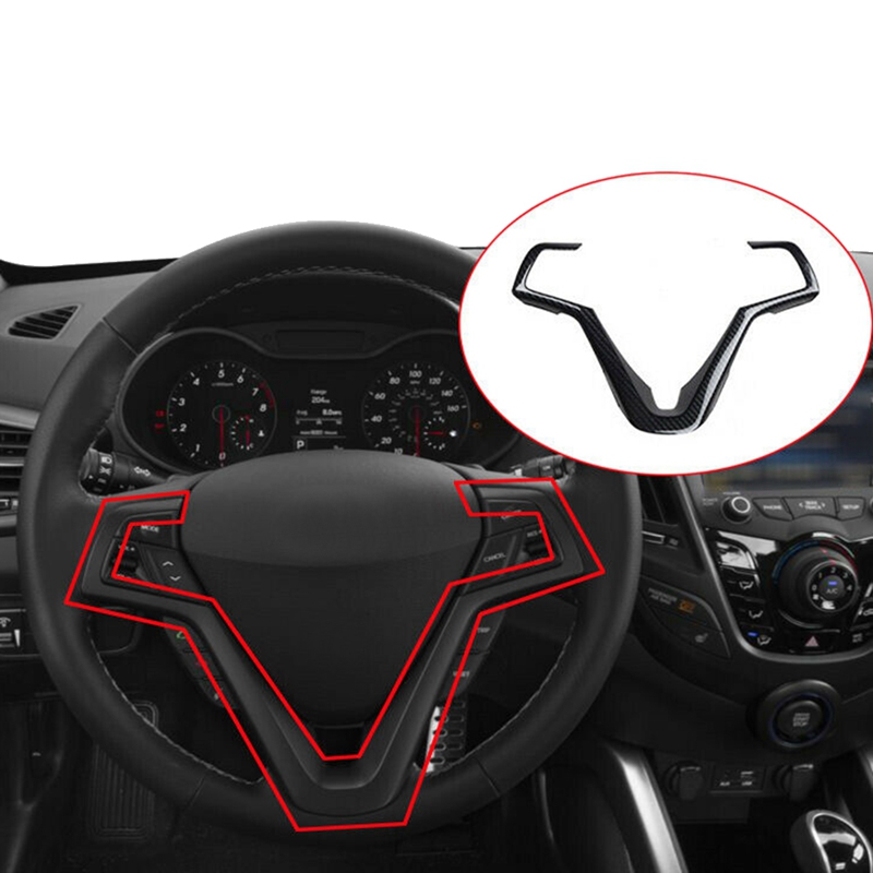 Car Steering Wheel Button Panel Trim for Hyundai Veloster 2011-2017