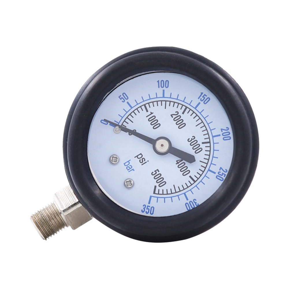 Scuba Diving Air Vertical Manometer for Fill Station Double-Range 350Bar High Pressure Gauge 1/8Npt