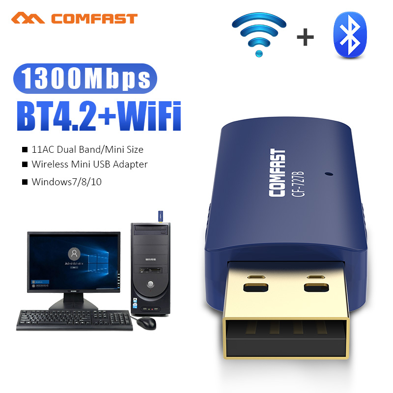 Comfast 100M Long Range USB Bluetooth 5.1 Adapter High Gain for PC Desktop Laptop Bluetooth Dongle Wireless Receiver Transfer. 
