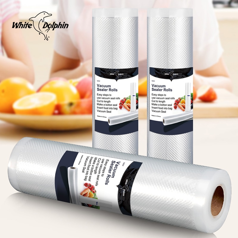white dolphin vacuum sealer bags