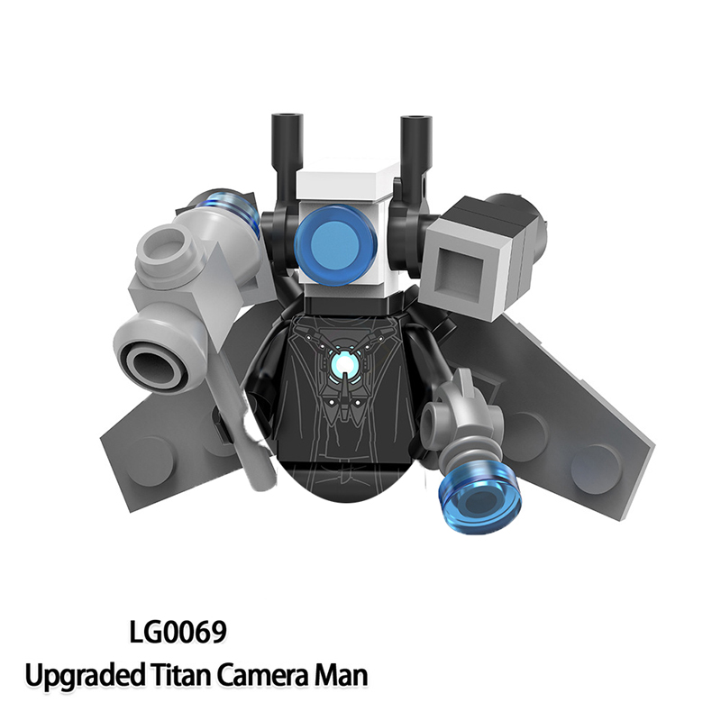 New Toilet Man Series Super Titan TV Man Sound Man Monitor Man puzzle puzzle block children's toys mini action figure Ruiqir Super Store. 