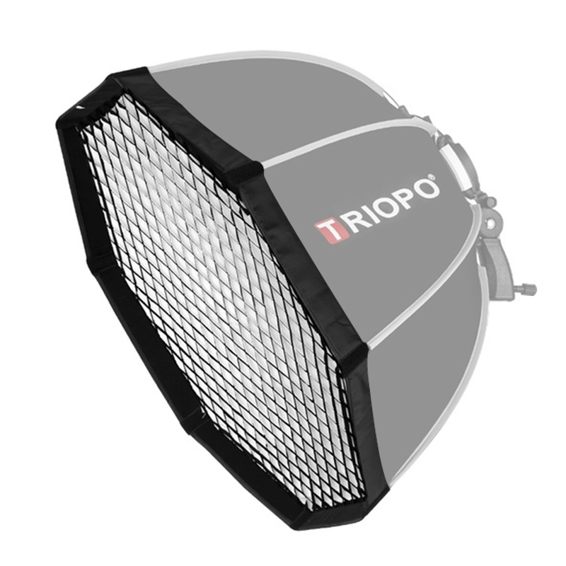 New- TRIOPO S65 Diameter 65cm Honeycomb Grid Octagon Softbox Reflector Diffuser for Studio Speedlite Flash Softbox