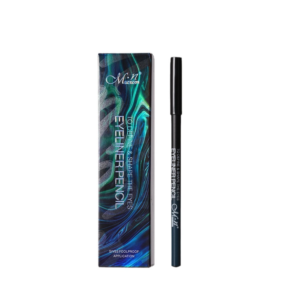 Menow Wood Stick Eyeliner is easy to color and does not smudge, long-lasting waterproof pencil style beginner cross-border P170. 