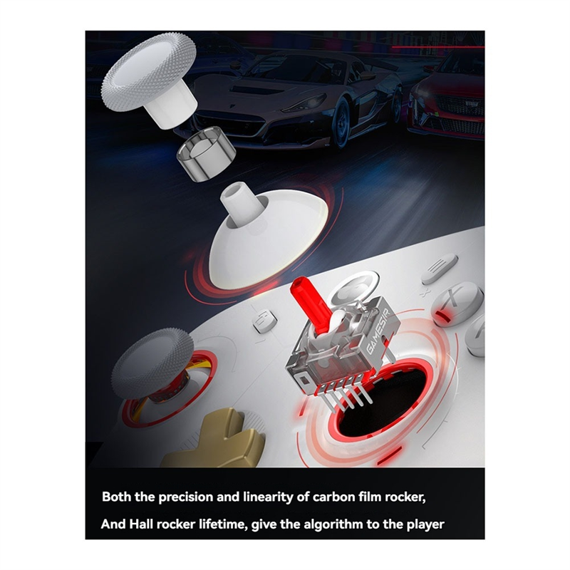 GameSir Cyclone 2 Wireless Controller Bluetooth Gamepad with Hall Effect for Nintendo Switch IPhone Android. 