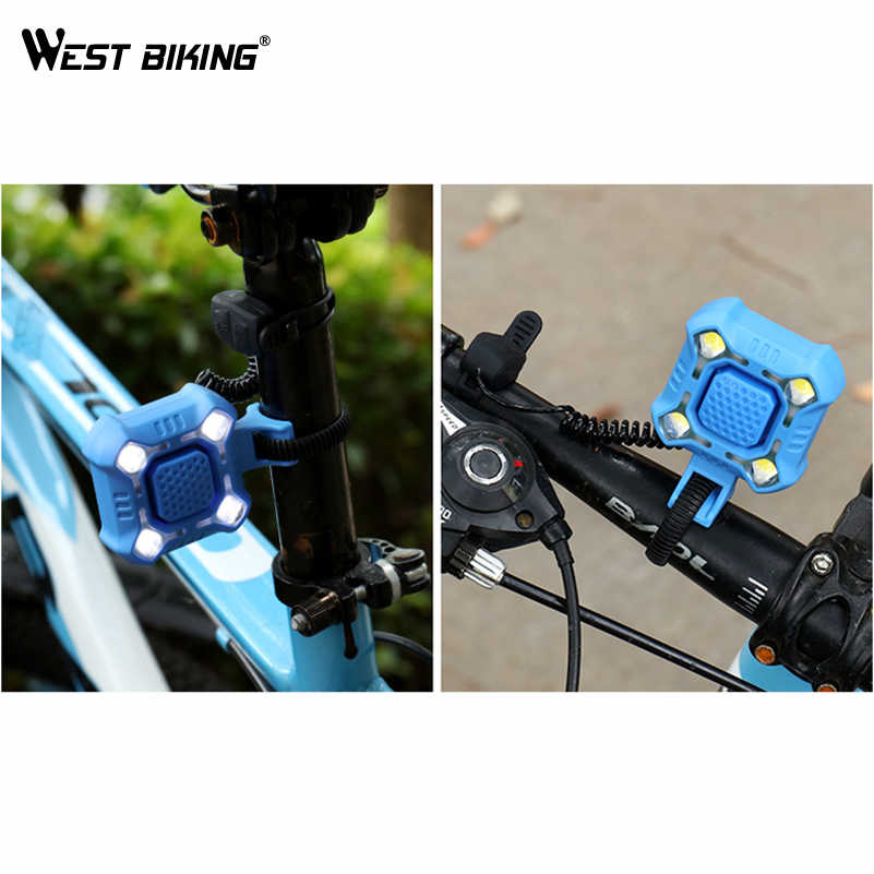 Waterproof High light and highdecibles Bicycle Rechargeable lamp horn - Blue - Cycle Accessories - Cycle Accessories - Cycle Accessories. 