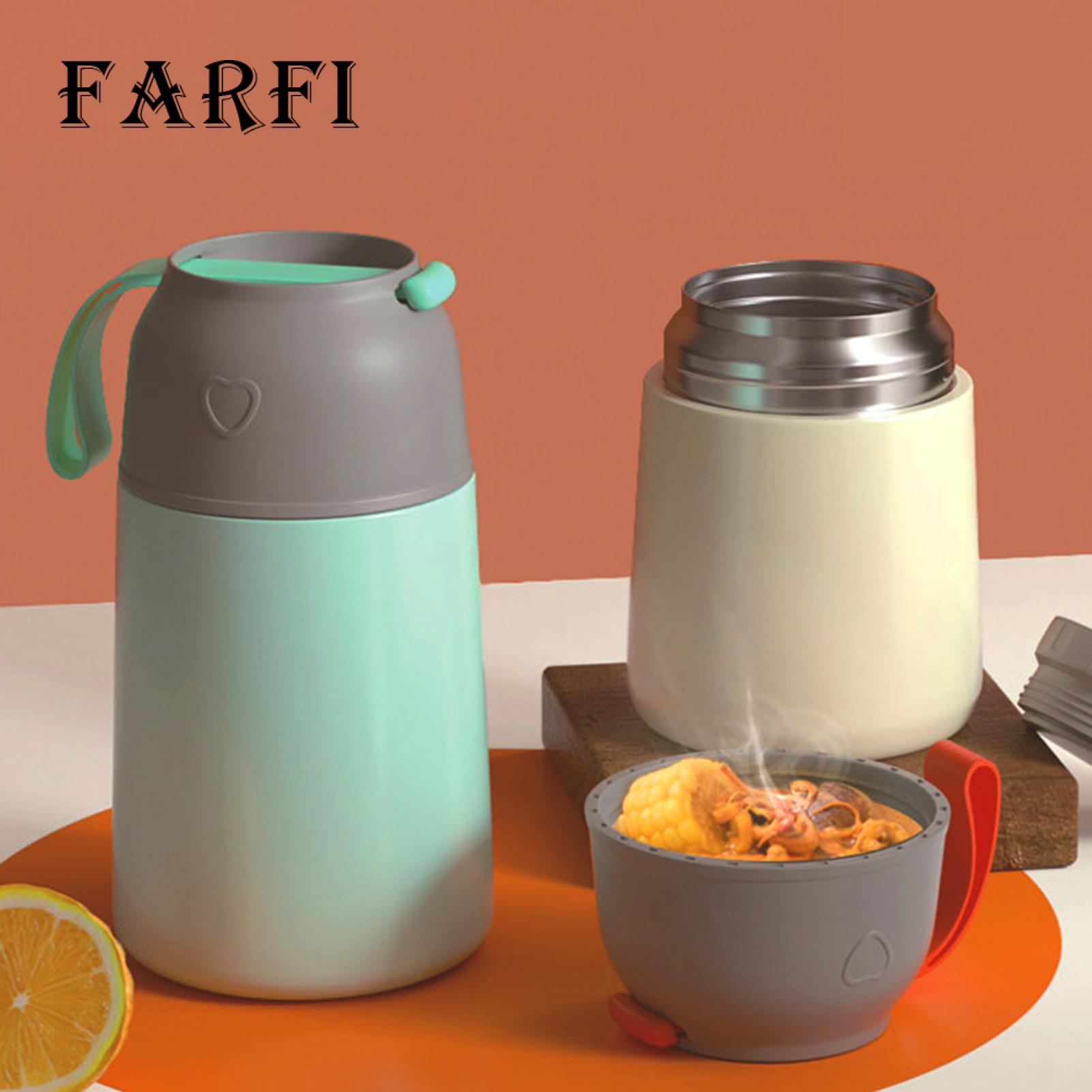 Insulated Soup Cup Large Capacity Stainless Steel Insulated Food Jar Leakproof Portable Lunch Cup for Soups Tableware for Southeast Asian Buyers Soup Cup