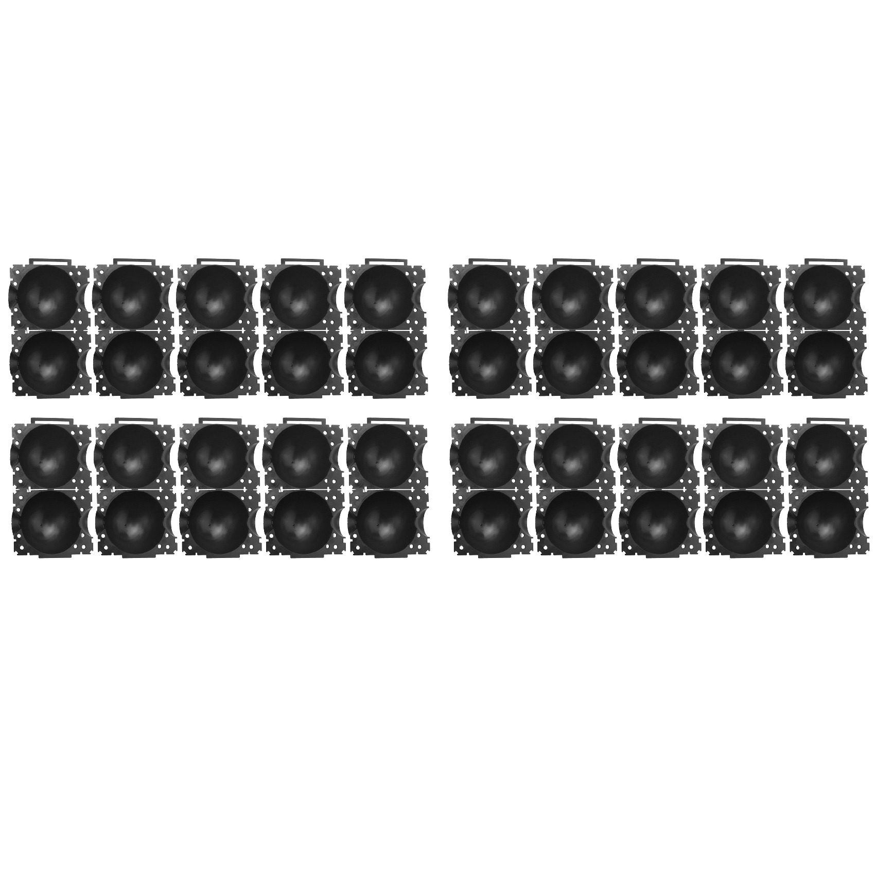 TWEXQNY Plant Rooting Box High Pressure Propagation Ball Grafting Device Garden Grafting Plant Root Controller S, Black x 20