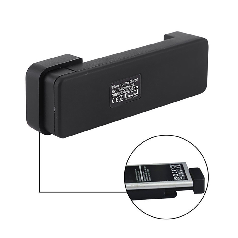 Universal Mobile Battery Charger LCD Indicator Screen For Cell Phones With USB-Port Charger For Most Lithium-Ion Batteries. 