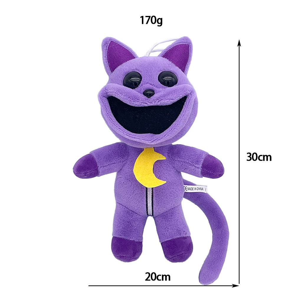 Poppy playtime3 Bobby's Game Time 3 smiling critters Big Eye Purple Cat Doll. 