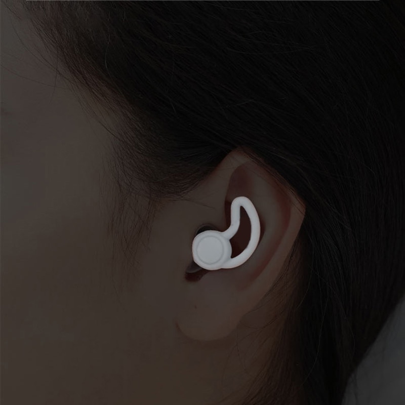 B0KA 1 Set Noise Cancelling Sound Blocking Reduction Earplugs for Swimming Snoring Airplanes Studying Work 40dB SNR. 