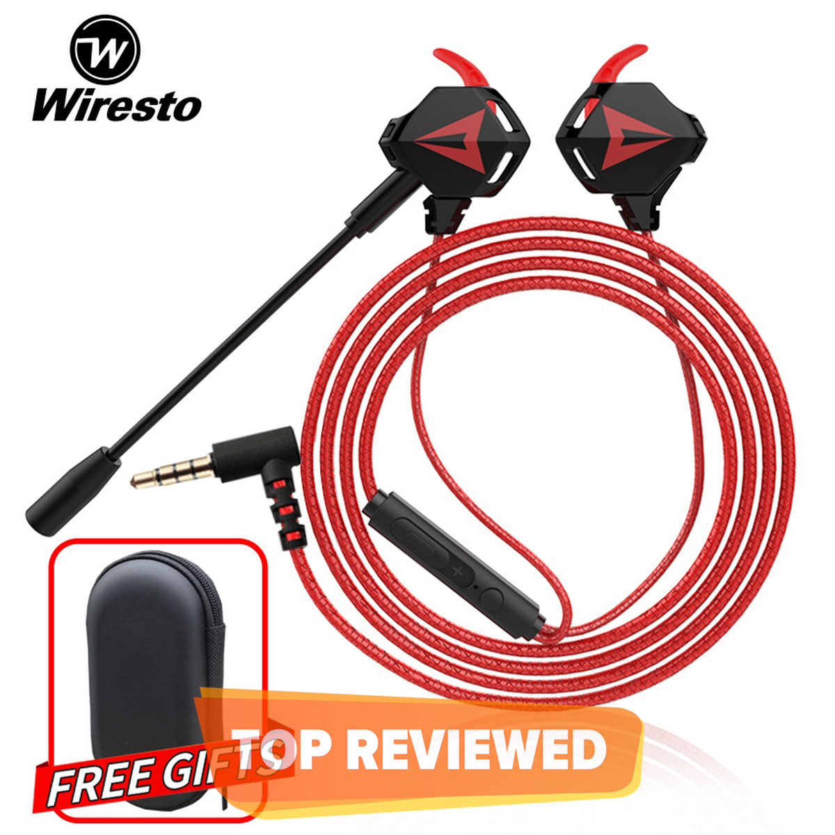 Wiresto G5 Wired Gaming Earphones In 