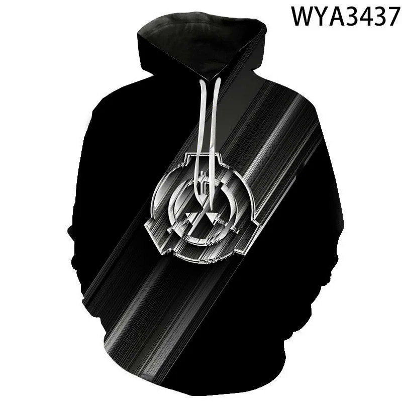 2020 SCP Foundation Secure Contain Protect Fan SCP Wiki Logo Inspired Hoodies Men Women Children 3D Print T-shirts Cool Pullover. 