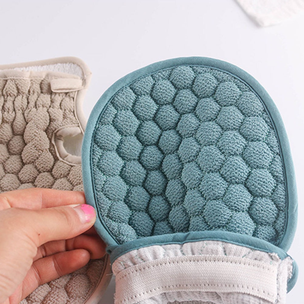 【VisioN Shop】Bath Honeycomb Soft Brush Double-sided Scrub Body Free Cuozao Towel Scrubber Exfoliating Back Tool. 
