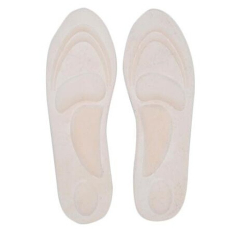【Aesth Diary Store】（NEW）4D Flock Memory Foam Orthotic Insole Support Orthopedic Shoes Flat Feet Care Pads