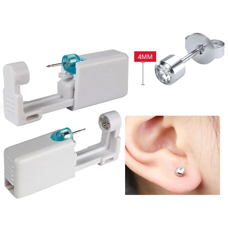 01 Pcs Disposable Ear Nose Piercing Kit Sterile Safety Earring Pierce