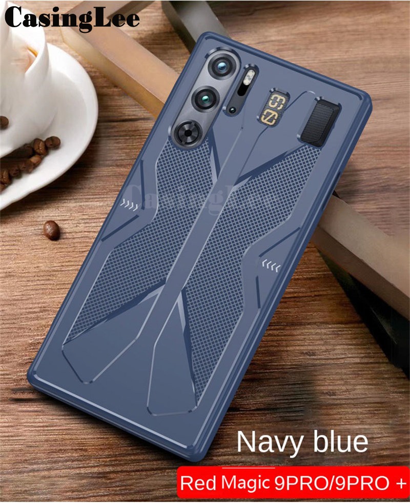 For Nubia Redmagic 9 Pro Case Heat Dissipation Cover Soft Back PC Hollow Breathe Nubia Redmagic9 Red Magic 9 Pro. 