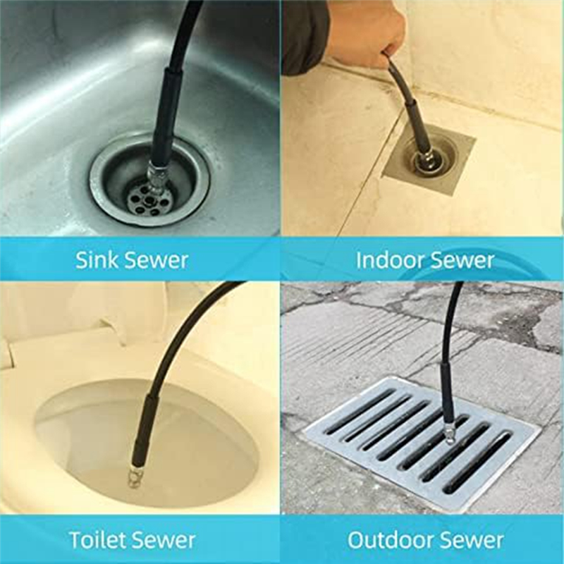 3Pcs Sewer Jetter Button Nose Stainless Steel Fixed Sewer Nozzle for 1/4 Inch Pressure Washer