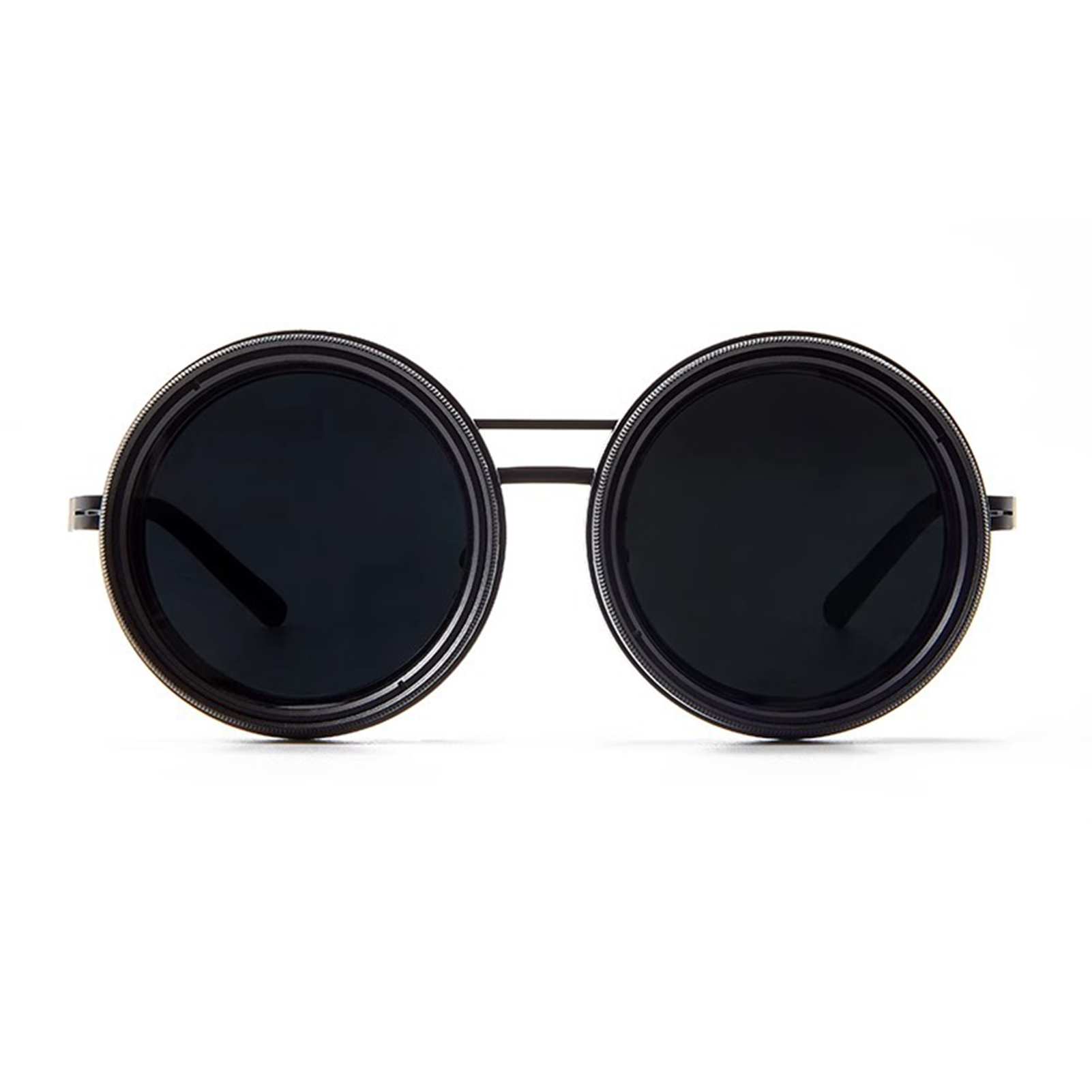 Epoch Circularly Polarized Sunglasses Adjustable Nd Filter Sunglasses Polarized Round Glasses with Blue Light Blocking for Travel Photography Work 1-9 Gears Adjustable Nd Filter Eyewear. 