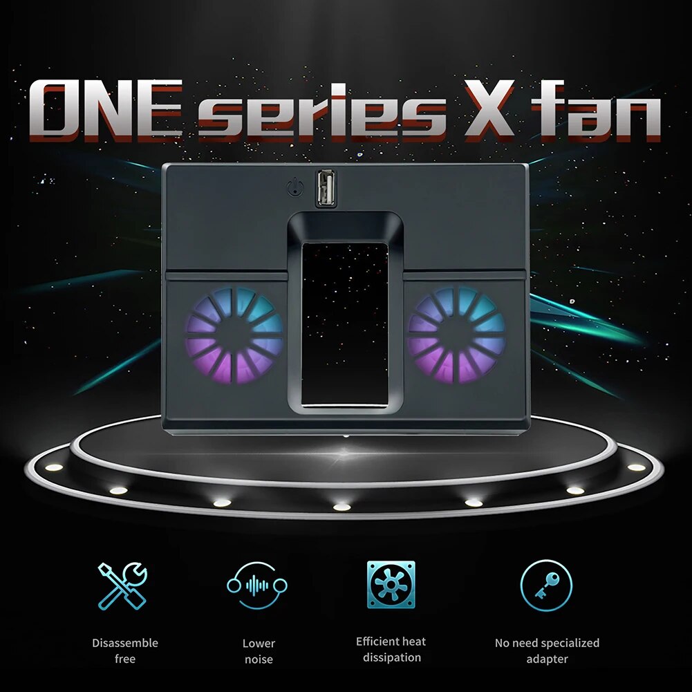 Cooling Fan For Xbox Series X Console Dock Station Slim Vertical Stand Host Side Radiator Usb Game Cooler For Xbox game Console. 